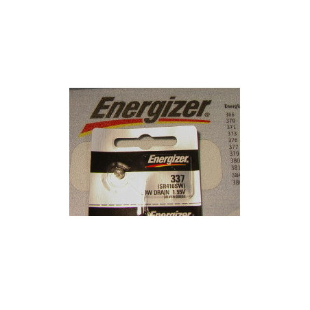 Pila energizer 1 pz. a bottone 337