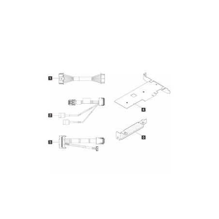 kit cavi lenovo thinksystem sr250 v3/st250 m.2 [4z57a88898]