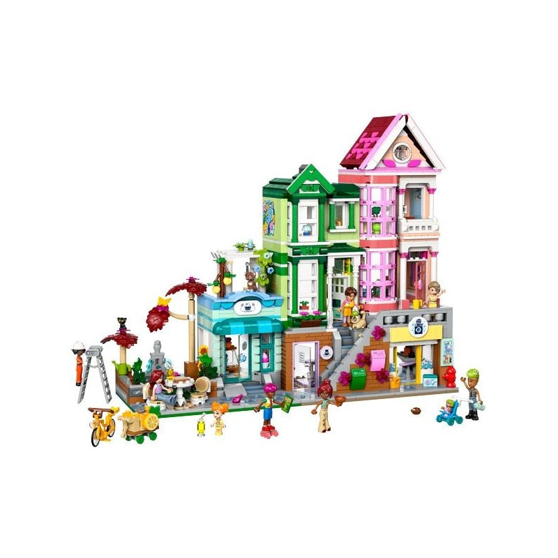 set da costruzione lego friends heartlake city appartamenti e negozi