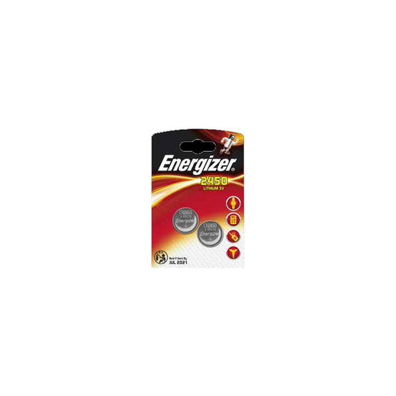 Pila energizer 1 pz. a bottone cr2450