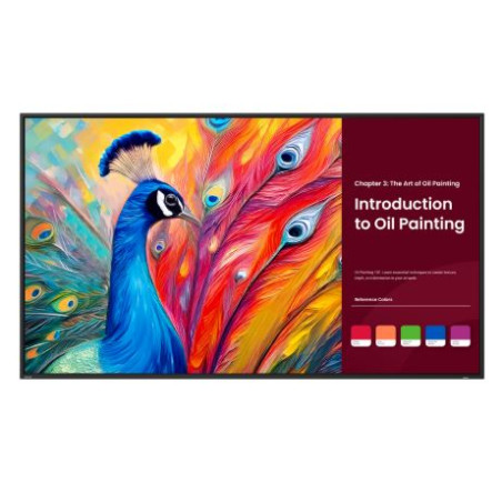 monitor digital signage led 75'' benq sh7504 4k uhd 3840x2160p