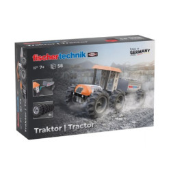 veicolo fischertechnik trattore nero/arancione 58pz [576107]