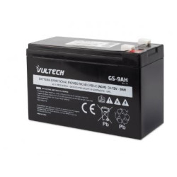batteria ups vultech ermetica al piombo 12v 9a [gs-9ah rev. 2.3]