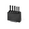 set di coltelli tefal 2 in 1+ tagliere su supporto nero [mr-1412-black]