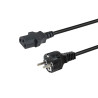 cavo di alimentazione equip 112111 da c13 a cee7/7 f/m 3m 10a 2500w