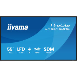 monitor led 55" iiyama lh5575uhs-b2ag 4k uhd 3840x2160/8ms/classe