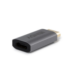 adattatore lindy 41095 da displayport/hdmi tipo a grigio [lindy41095]