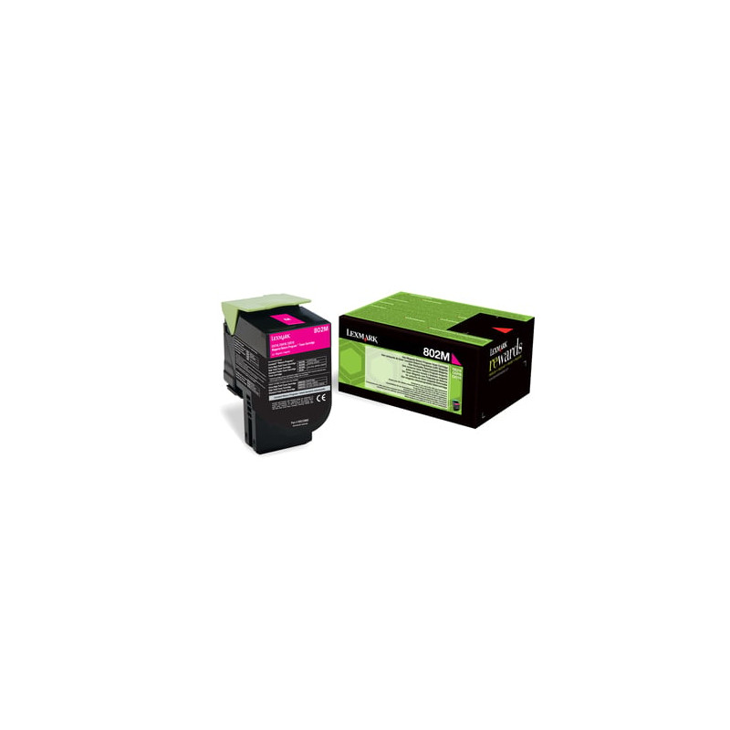 Toner lexmark 802m magenta [80c20m0]