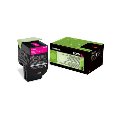 Toner lexmark 802m magenta [80c20m0]