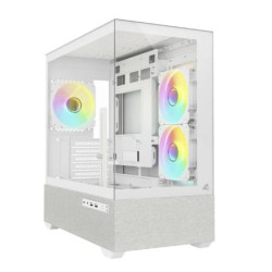 case sharkoon mk7 argb mini-tower microatx bianco [mk7 argb white]