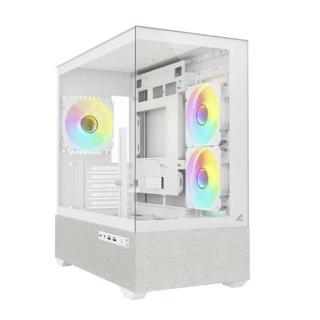case sharkoon mk7 argb mini-tower microatx bianco [mk7 argb white]