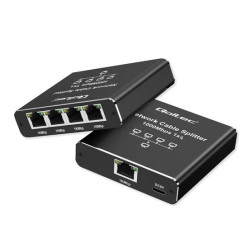 switch qoltec splitter ethernet 1x 4 rj45 1000mb/s nero [avqols000052293]