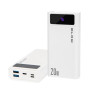 baterria portatile blow pb20e powerbank 20000mah con qc+pd bianco