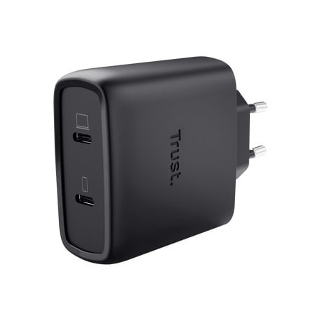 alimentatore da rete trust maxo 65w usb-c nero [25525]