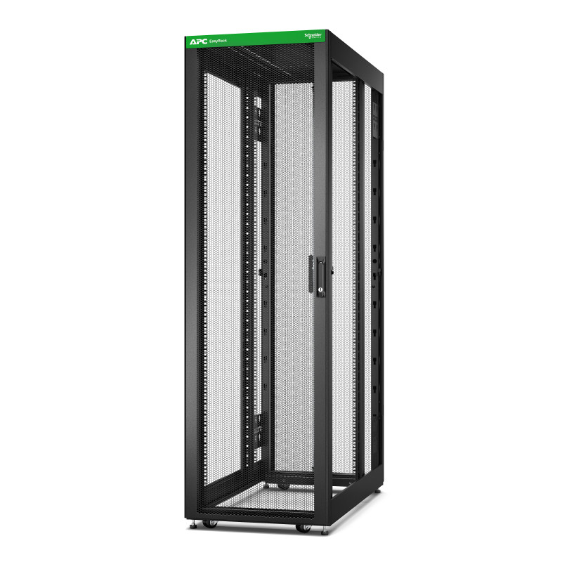 armadio rack apc easy rack 19'' 42u piedini regolabili rotelle