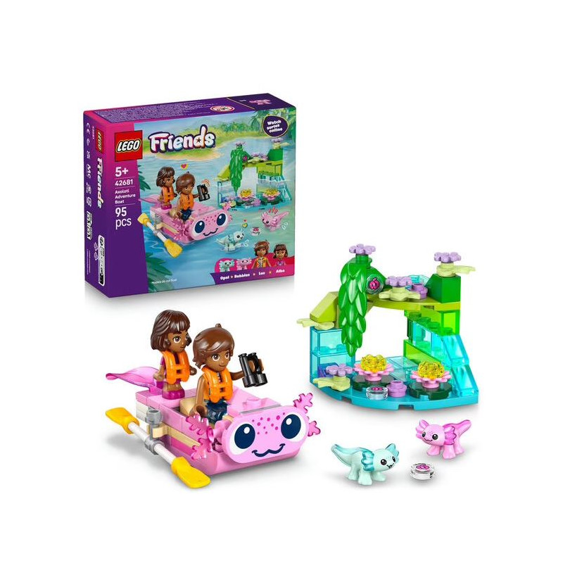 gioco da costruzione lego 42681 friends la barca dell'avventura