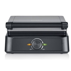 piastra per waffle severin wa 2125 1600w grigio/nero [2125]