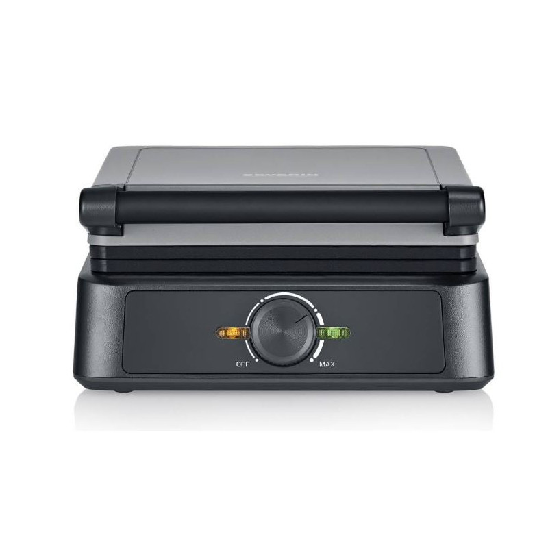 piastra per waffle severin wa 2125 1600w grigio/nero [2125]