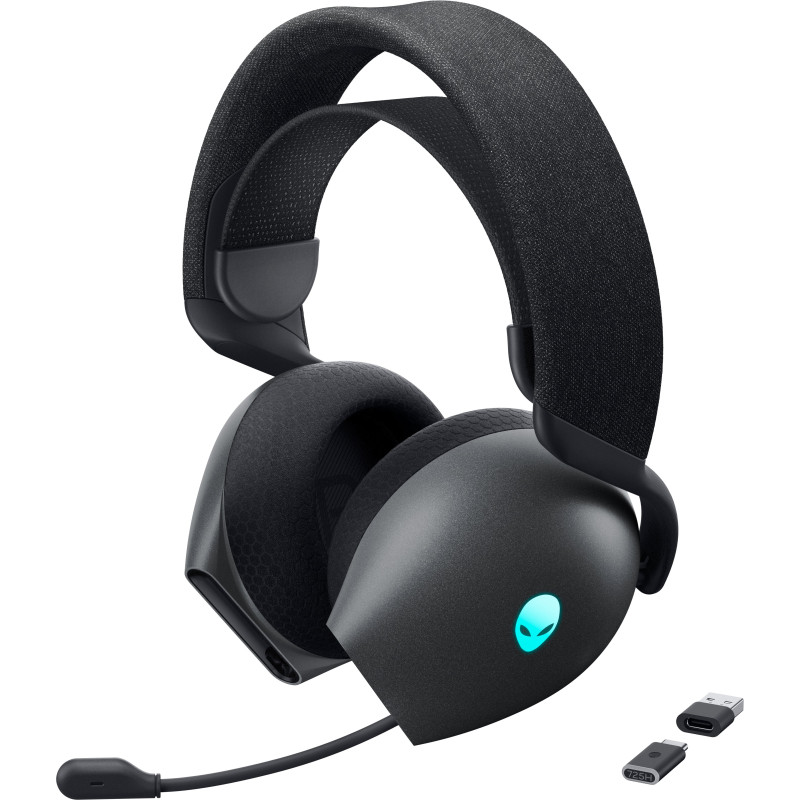 cuffie da gioco alienware tri-mode aw725h wireless 3.5mm nero