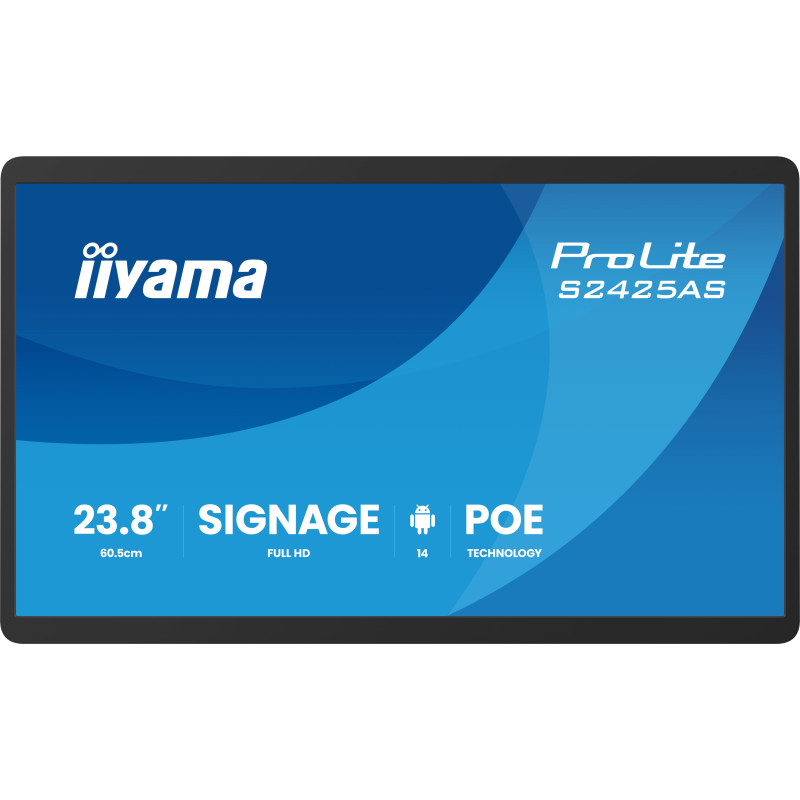 monitor digital signage led 24'' iiyama prolite s2425as-b1