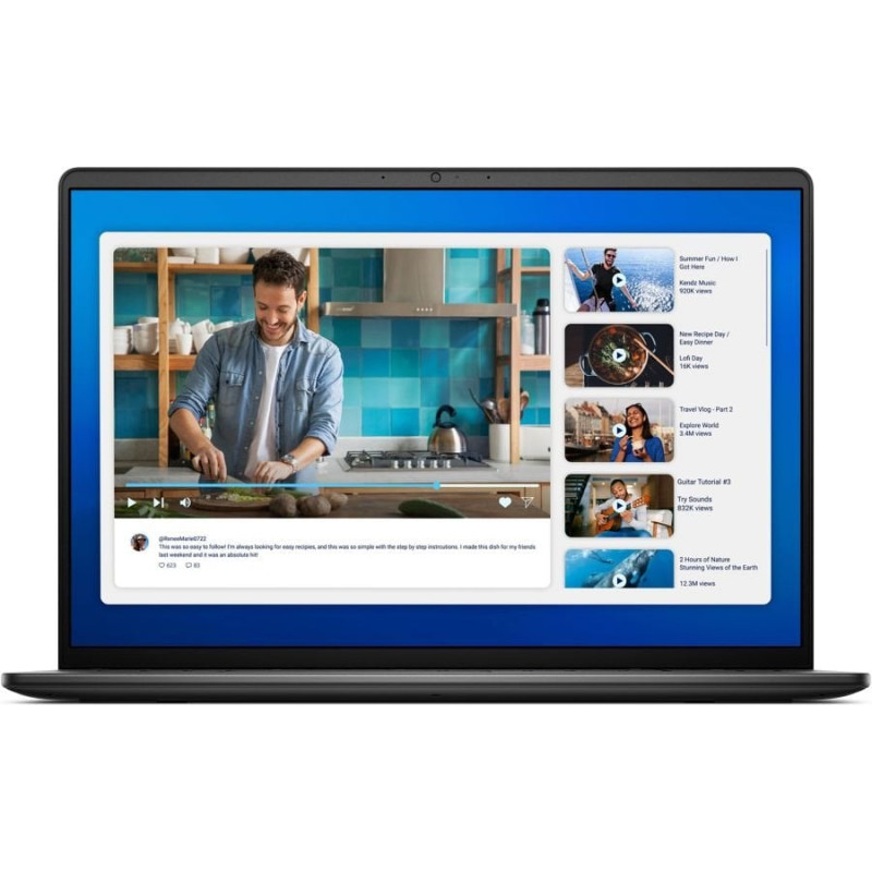 notebook 16'' dell dc16250 intel core 7-150u 16gb 512gb