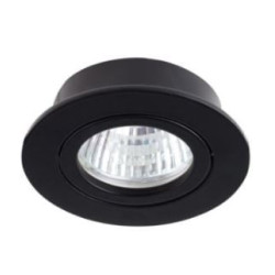 porta faretto da incasso kanlux dalla gu10 nero [22436]