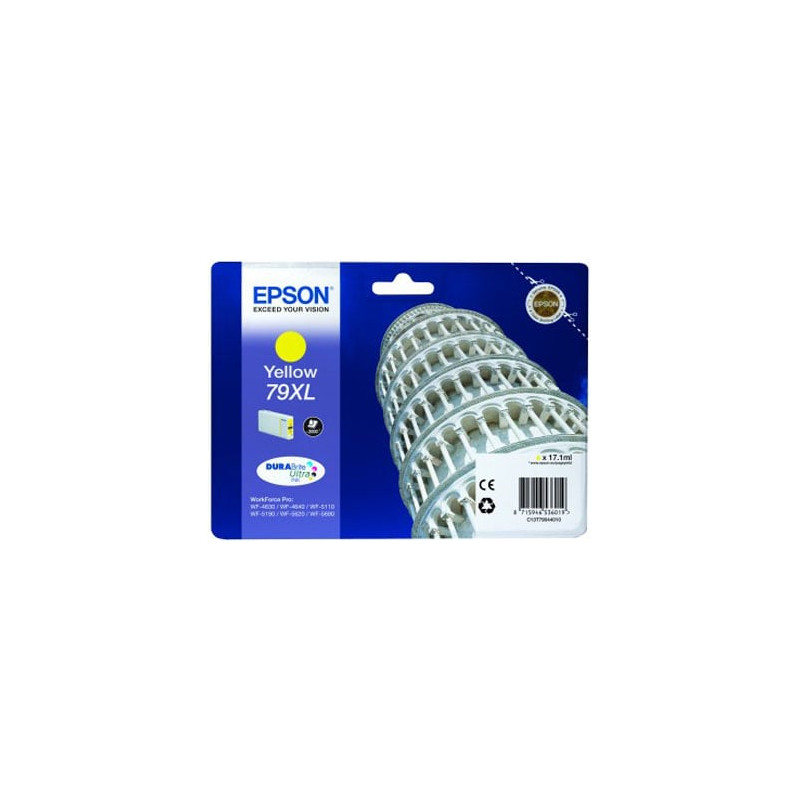 Cartuccia epson giallo durabrite ultra serie 79xl torre di pisa [c13t79044010]