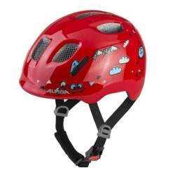casco bici alpina ximo 2 lucidalabbra smile 49-54 rosso [a9808233]