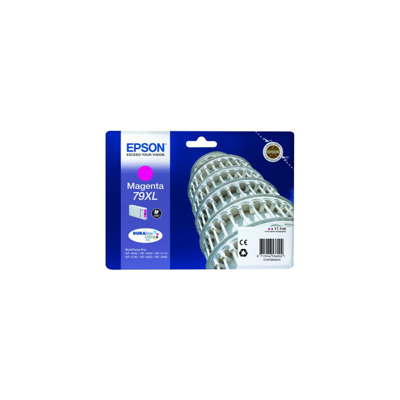 Cartuccia epson magenta durabrite ultra serie 79xl torre di pisa