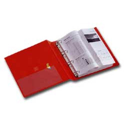 raccoglitore ad anelli sei rota stelvio 65 a4 4q rosso 22x30cm (a4)