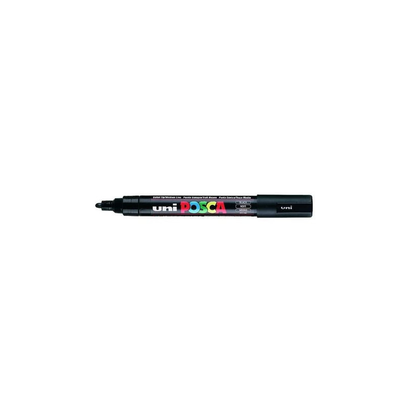 marcatore uni posca pc5m nero p. media [mpc5mn]