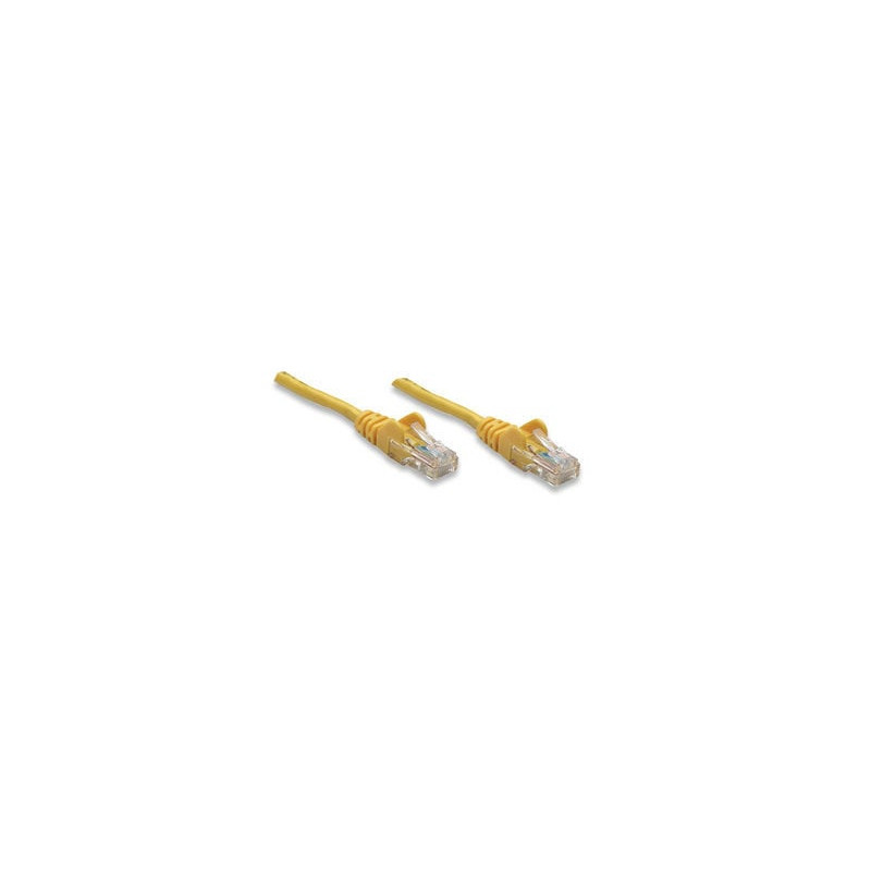 cavo di rete patch in rame cat. 5e giallo utp 10 mt