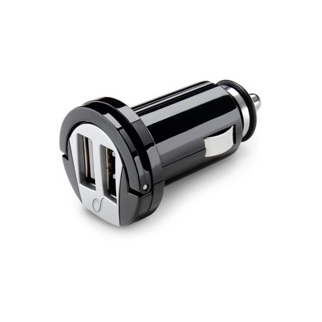 cellular line adattatore 12v microcbrusbdual2a 2x2kmah