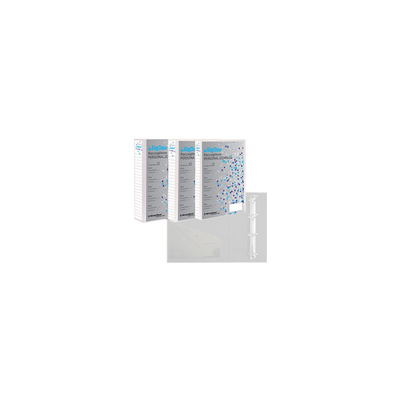 raccoglitore ppl personal. 40 a4 4d bianco 22x30cm kingshow starline