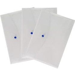 busta con bottone 22x30cm trasparente starline [030025nt]