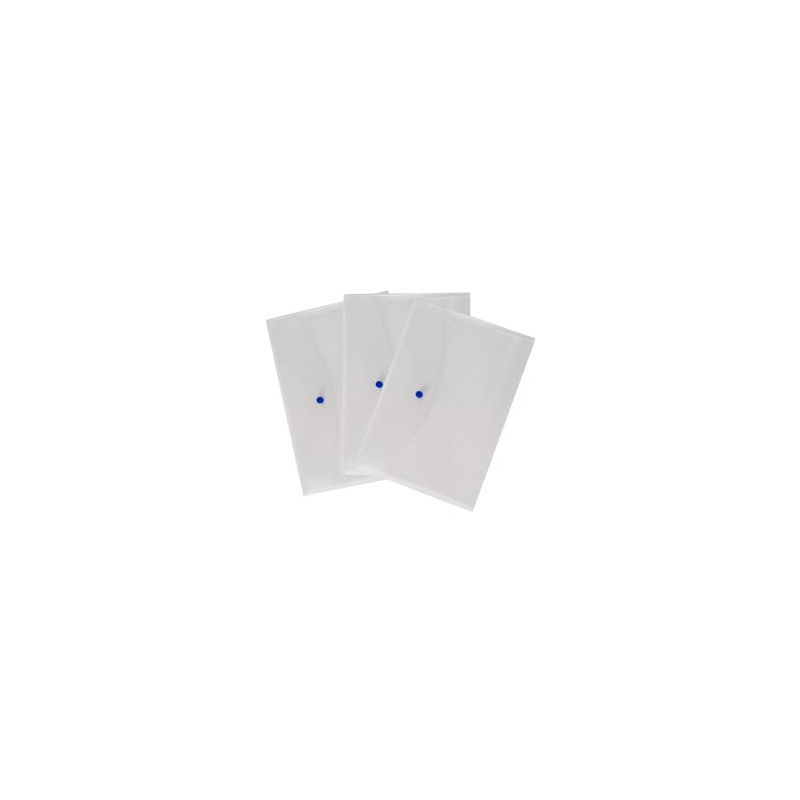 busta con bottone 22x30cm trasparente starline [030025nt]