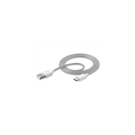 cavo cellular line usb-a a usb-c smart data cable m/m bianco