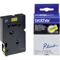 cassetta nastro brother tc-601 colore nastro: giallo colore carattere:nero