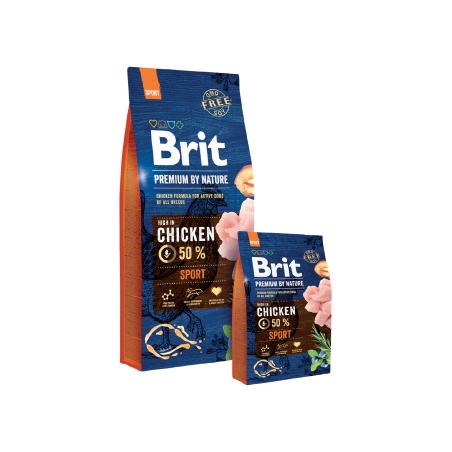 cibo per cani brit premium by nature sport 15kg [8595602526673]