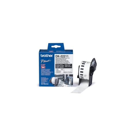 Nastro ades in pellicola nero/bianco 29mm - 15.24 metri lunghezza