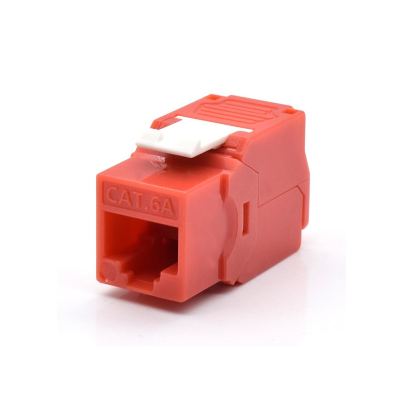 keystone wp europe cat.6a utp tool less rosso [wpc-key-6aup-tl/r]