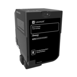 toner lexmark nero cs72x/ [74c20ke]