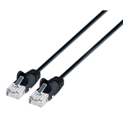 cavo di rete patch intellinet cat6 utp slim 1,5m nero
