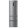 frigorifero haier htr3619enmn 330l con congelatore argento classe