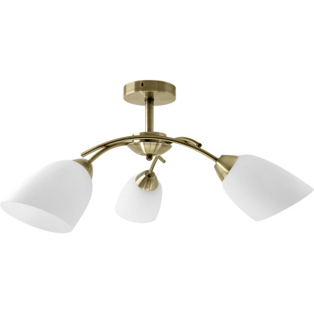 plafoniera activejet nikita 3p e37 3x40w patine