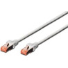 cavo di rete digitus cat6 s-ftp doppia schermatura lsoh 10m grigio