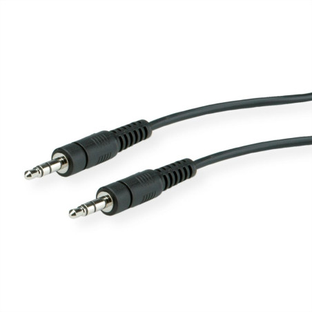cavo audio stereo itb 3.5mm m / m 3m nero [ro11.09.4503]