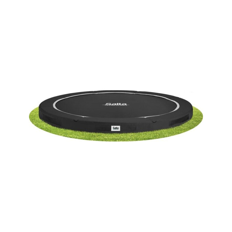 trampolino salta premium ground da giardino 251cm nero [5831a]