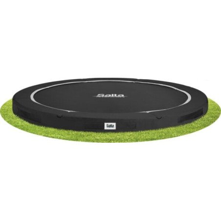 trampolino salta premium ground da giardino 251cm nero [5831a]