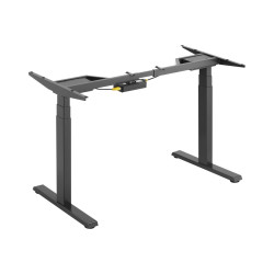 telaio tavolo raidsonic elevabile icy box nero [ib-ew206b-t]